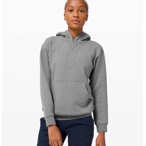 Lululemon All Yours Fleece Hoodie Heathered Core Medium Gray Size XS 2020